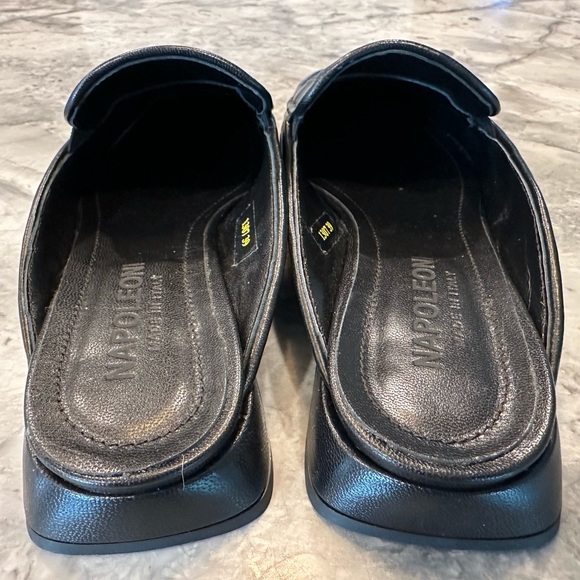 Napoleoni woven black slides - Picture 4 of 6